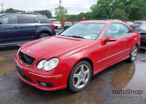 2005 Mercedes-Benz Clk 500 from USA, damaged, VIN WDBTJ75J95F140071